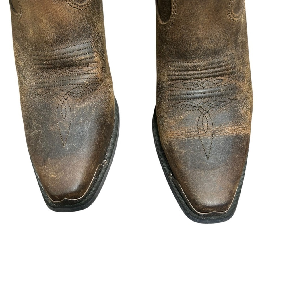 Durango RD3494 Women's 10" Crush  Brown Slouch Western Cowboy Boots Size 6.5 - Picture 3 of 8